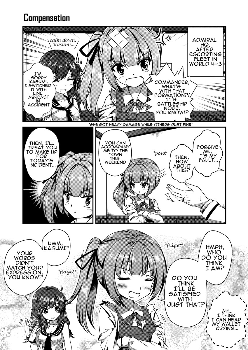 admiral, kasumi, kasumi kai ni, and noshiro (kantai collection) drawn by sheita