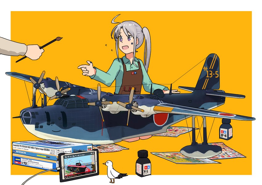 akitsushima and nishikitaitei-chan (kantai collection and 1 more) drawn by timmyyen