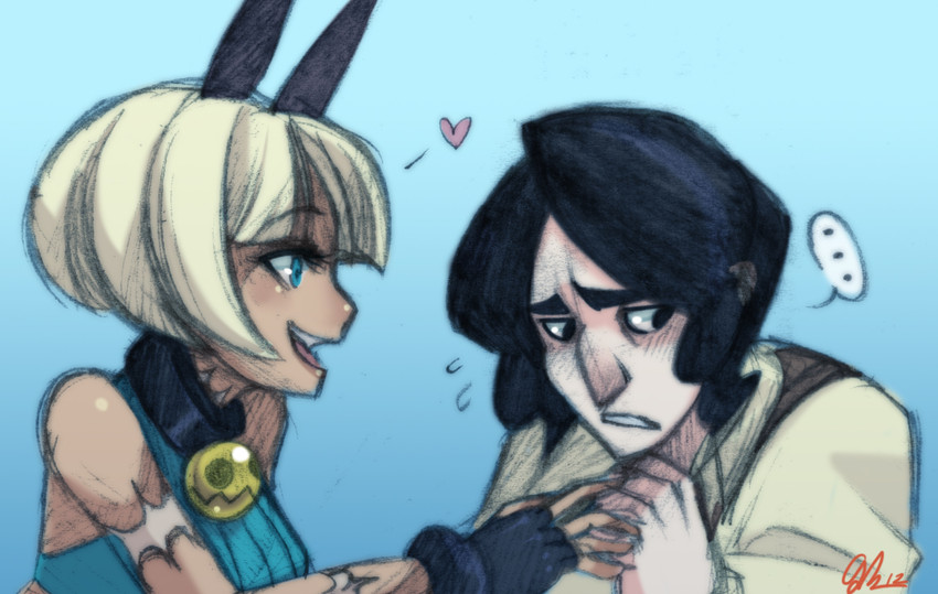 ms. fortune and irvin (skullgirls) drawn by audrey_kare