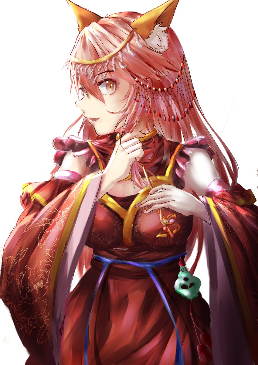 tamamo and tamamo no mae (fate and 1 more) drawn by niaot