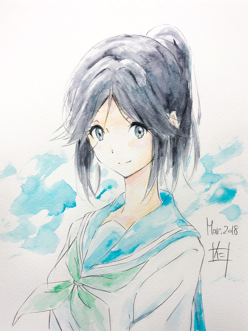 kasaki nozomi (hibike! euphonium and 1 more) drawn by nii_manabu