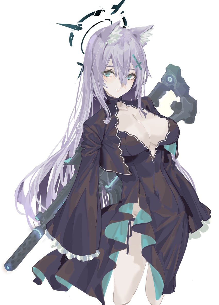 shiroko and shiroko terror (blue archive) drawn by kazukingu