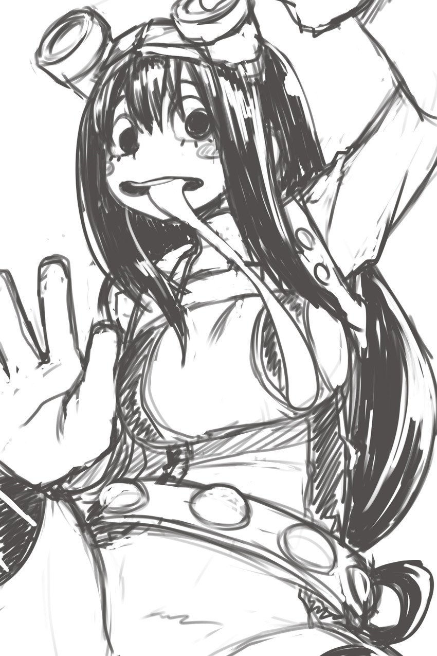 asui tsuyu (boku no hero academia) drawn by kou_(garakuta_teikoku)