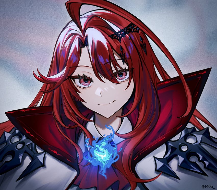 elizabeth rose bloodflame (hololive and 1 more) drawn by moa_(21energy12)