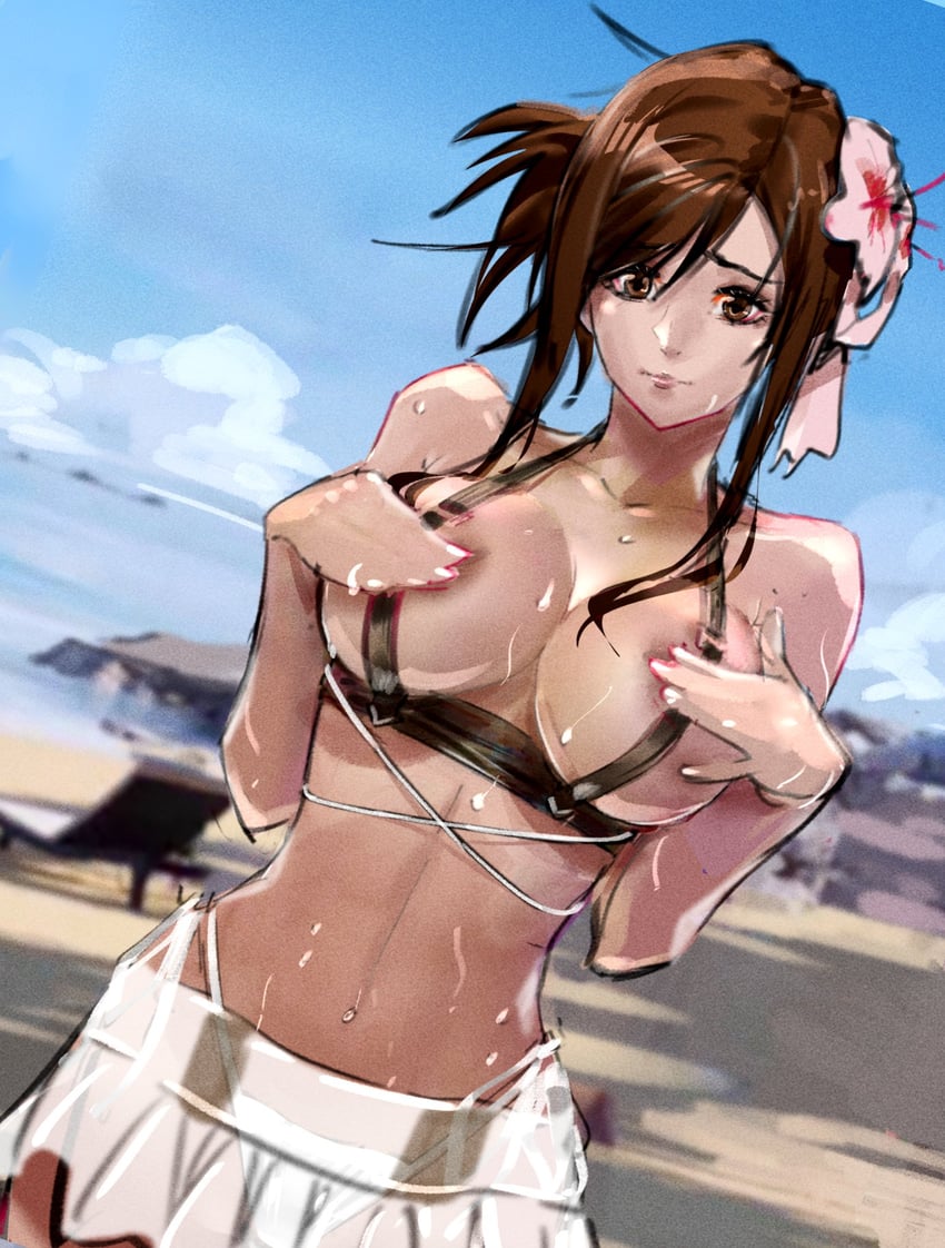 tifa lockhart (final fantasy and 3 more) drawn by rodrigo_yoshimiya