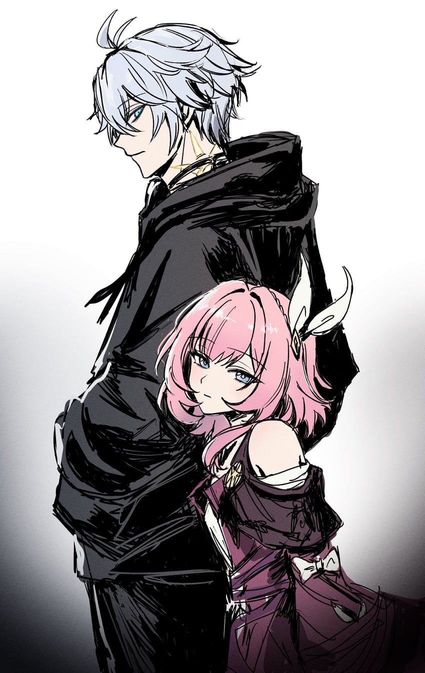 phainon and cyrene (honkai and 1 more) drawn by ilsijeongj2213