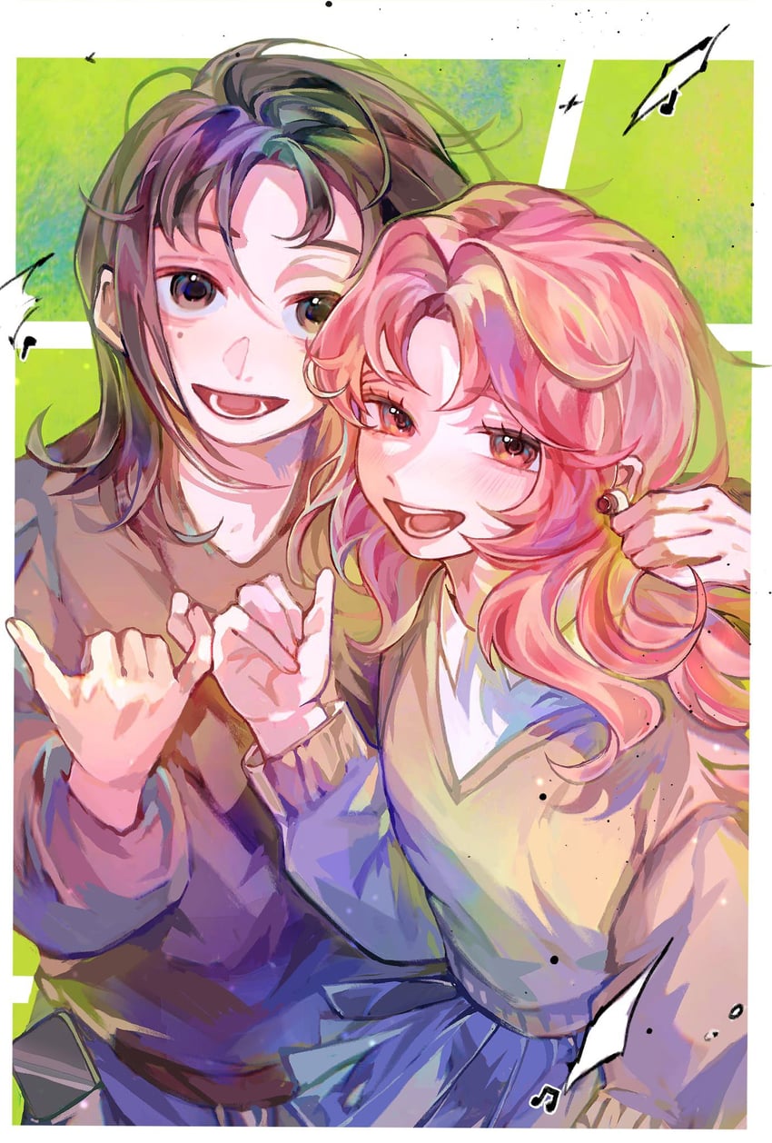 koga mitsuki and oosawa aya (kininatteru hito ga otoko ja nakatta) drawn by yezi0331