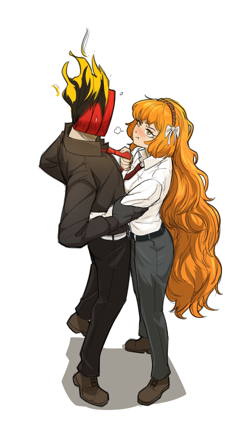 ishmael and dante (project moon and 1 more) drawn by exadcr95