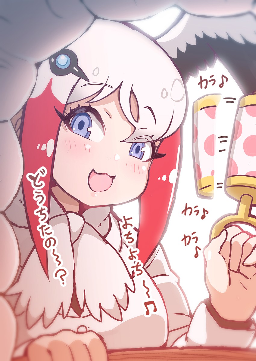 white stork (kemono friends and 1 more) drawn by tanaka_kusao