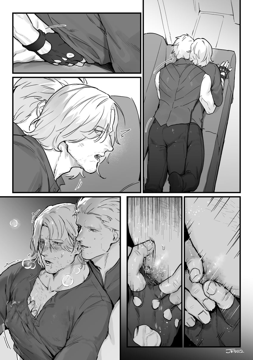 dante and vergil (devil may cry and 1 more) drawn by jksg2