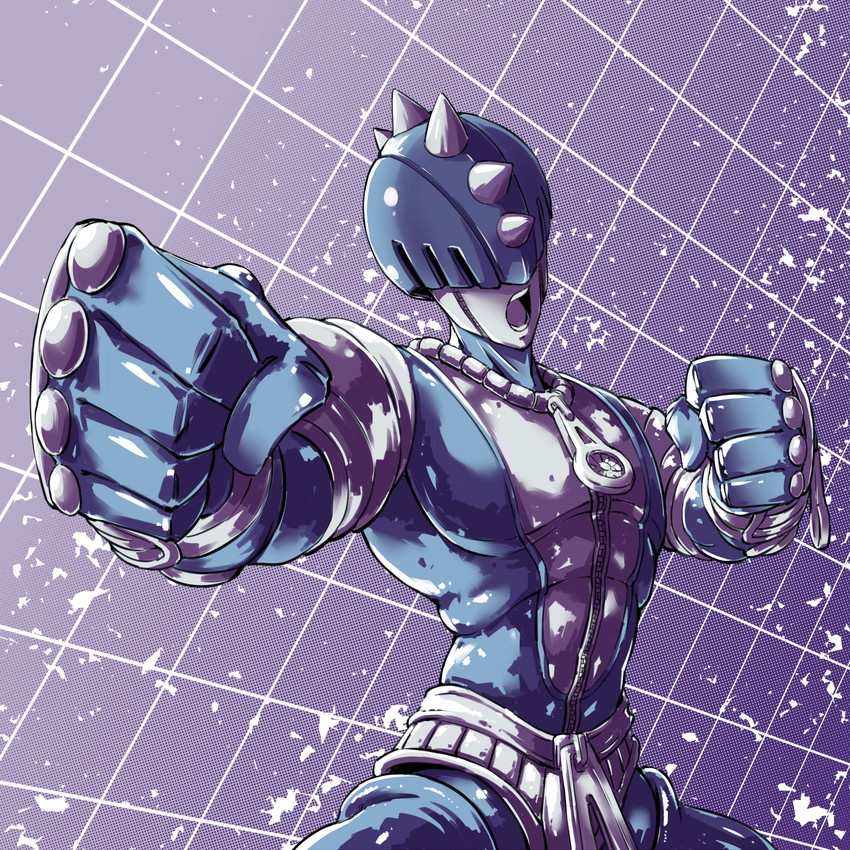 sticky fingers (jojo no kimyou na bouken and 1 more) drawn by fish.boy