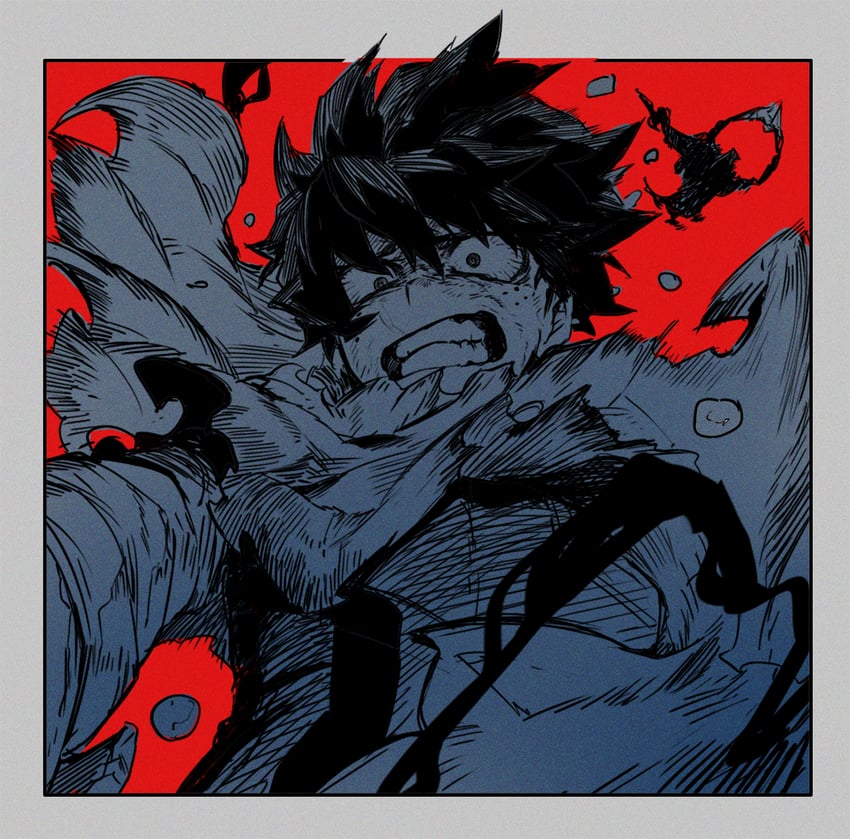 midoriya izuku (boku no hero academia) drawn by matsuya_(pile)
