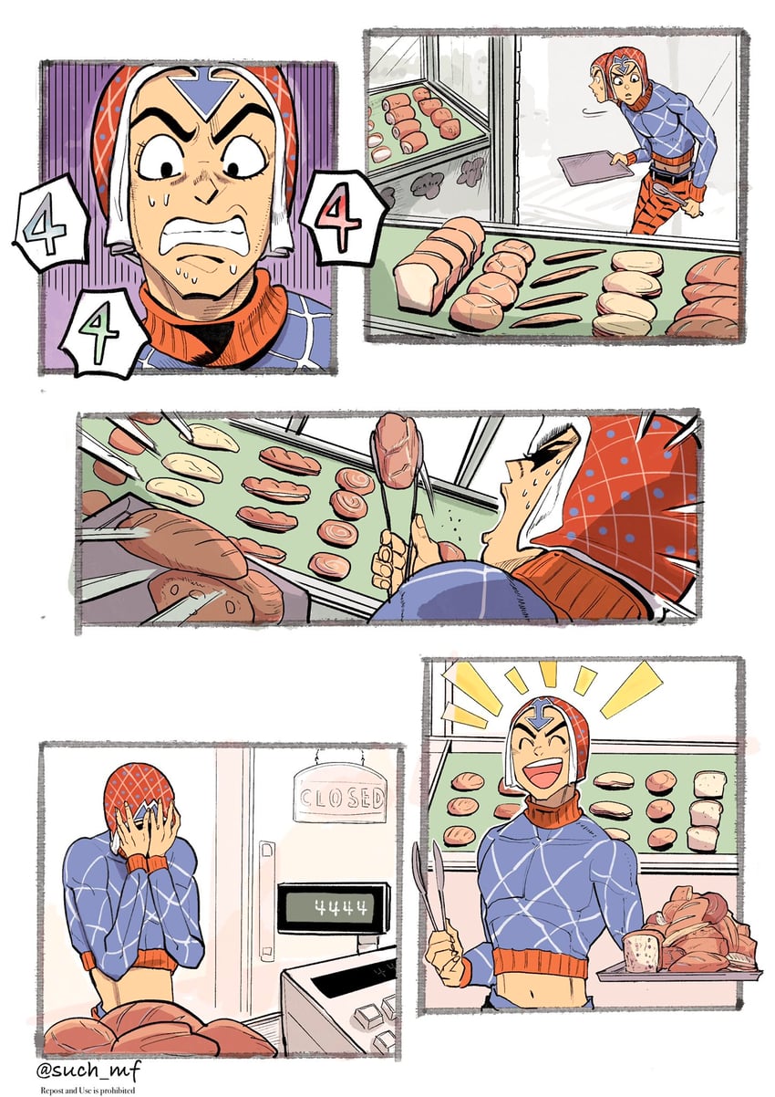 guido mista (jojo no kimyou na bouken and 1 more) drawn by such_mf
