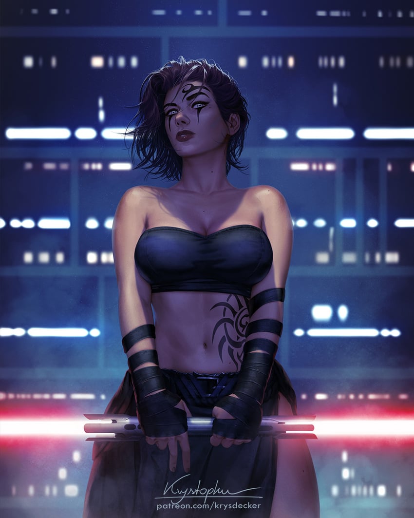 maya (star wars) drawn by krystopher_decker