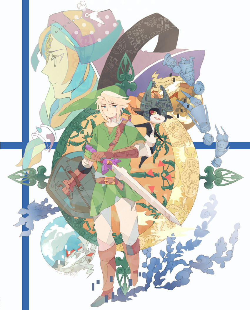 link, midna, ilia, beth, talo, and 1 more (the legend of zelda and 1 more) drawn by yachi_kou