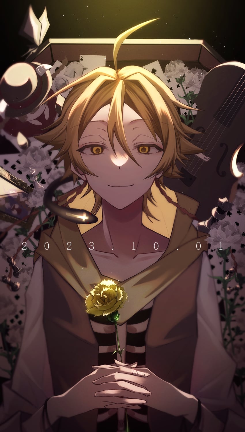 alicein mikuni, doubt doubt, and all of love (servamp) drawn by nathu_mochi