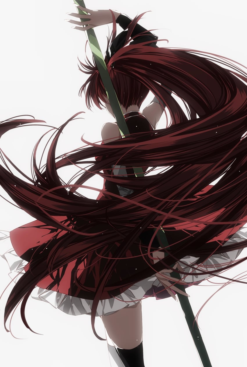 sakura kyoko (mahou shoujo madoka magica) drawn by misteor