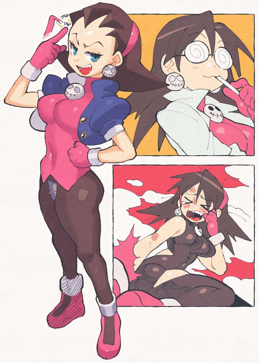 tron bonne (mega man and 1 more) drawn by inkerton-kun