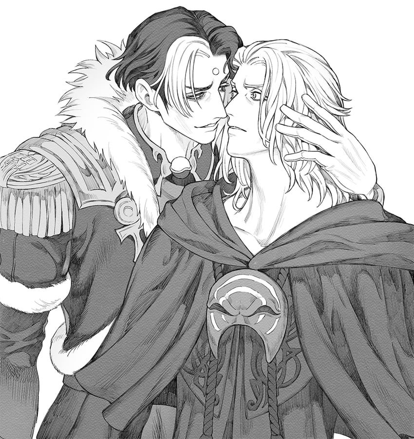 emet-selch (final fantasy and 1 more) drawn by meia_(dokiryuki)