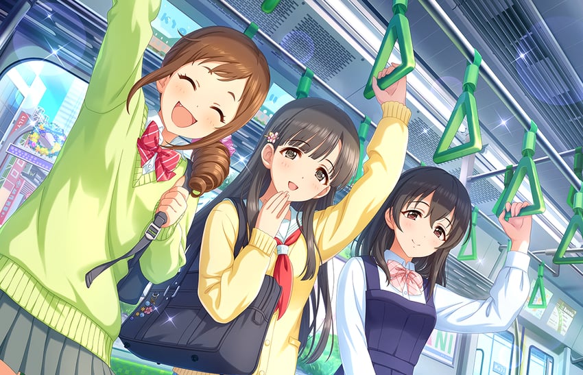 kobayakawa sae, fujiwara hajime, and ohara michiru (idolmaster and 2 more)