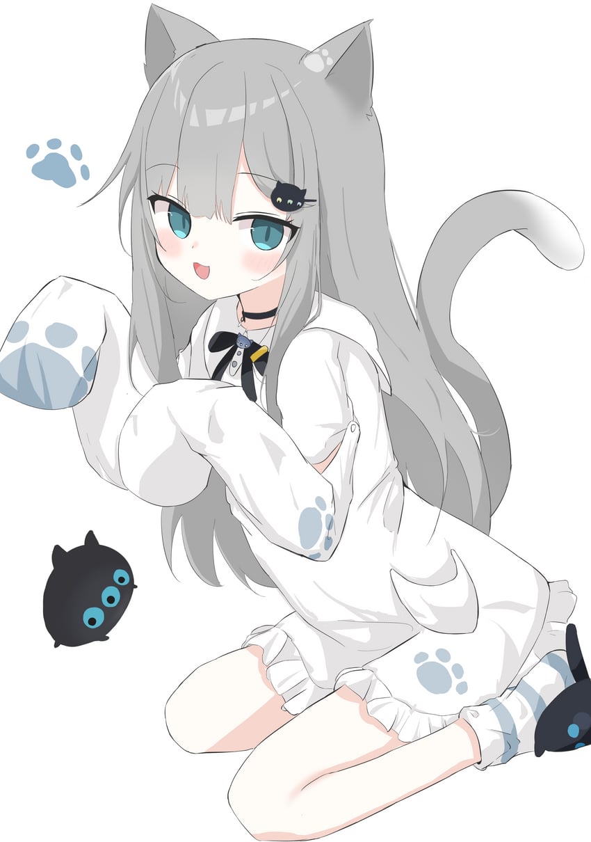 nachoneko and hennyano (indie virtual youtuber) drawn by user_yths2234