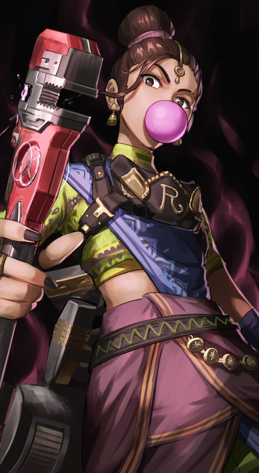 rampart and heritage pride rampart (apex legends) drawn by nemoto_yuuma