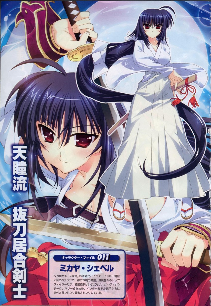 mikaya chevelle and seiran (lyrical nanoha and 1 more) drawn by fujima_takuya