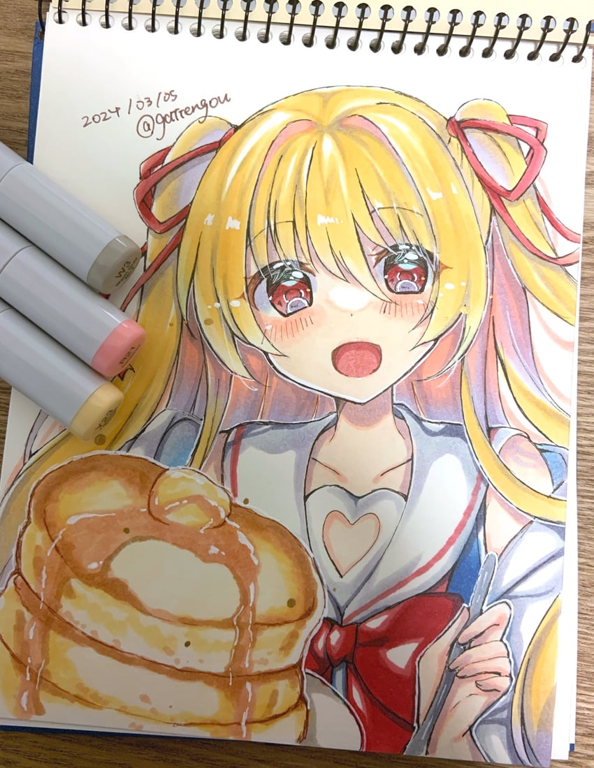 nikaidou shinku (irotoridori no sekai) drawn by gattengou