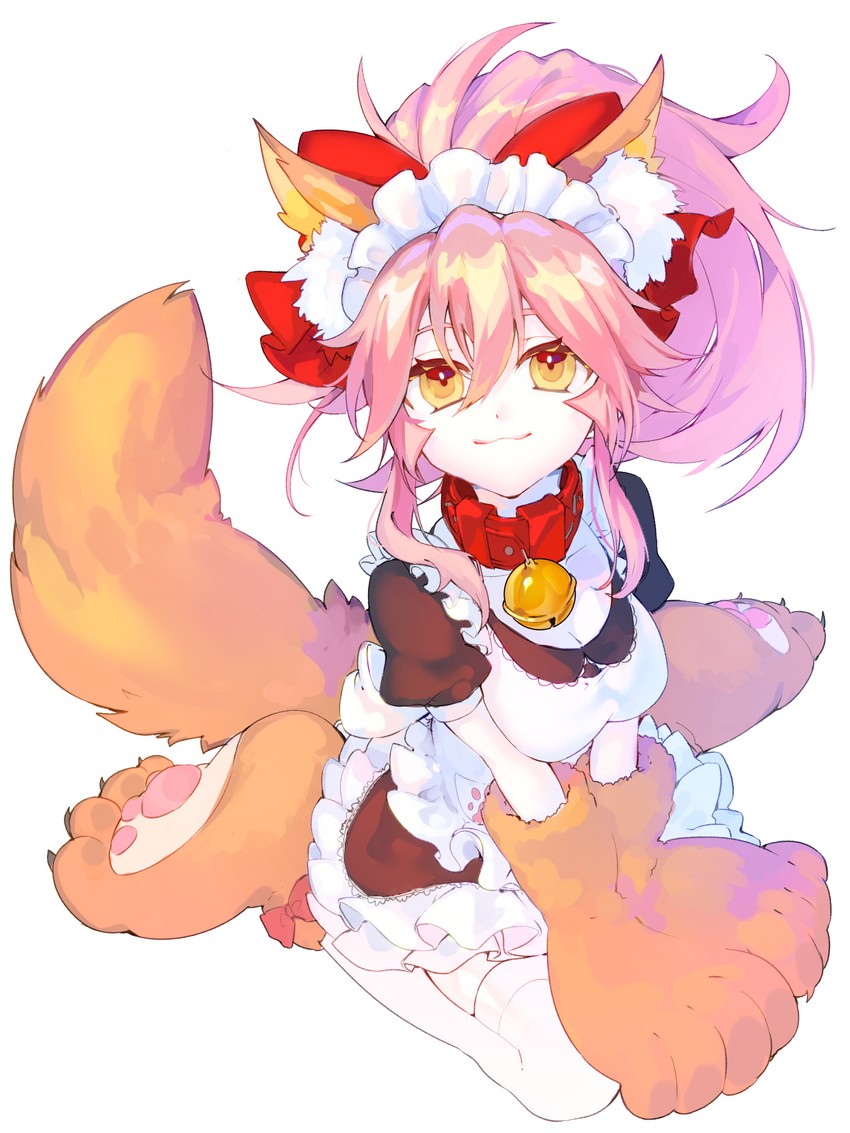 tamamo and tamamo cat (fate and 1 more) drawn by hikari50503