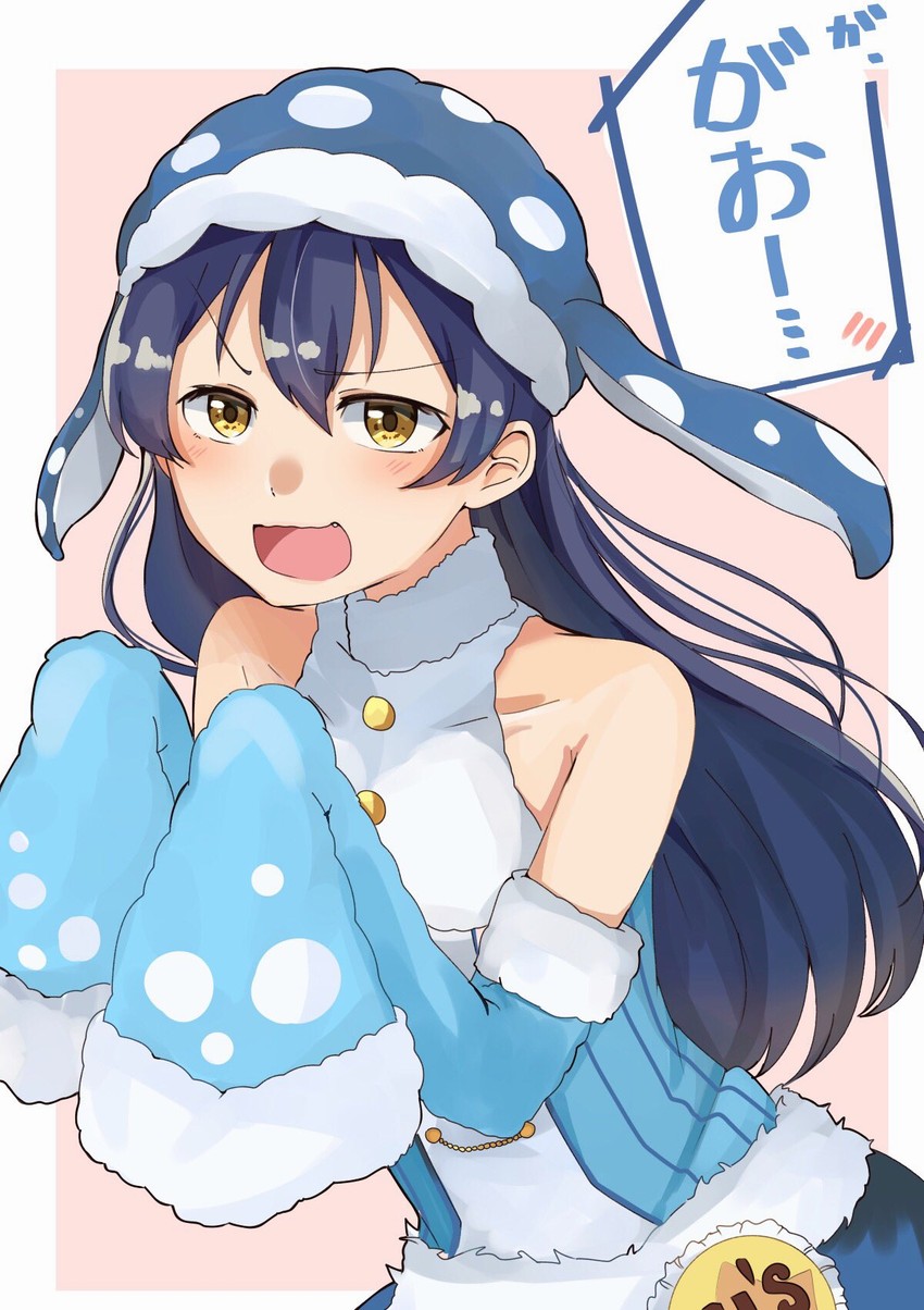 sonoda umi (love live! and 2 more) drawn by zunda_mochi_(zundamochilala)