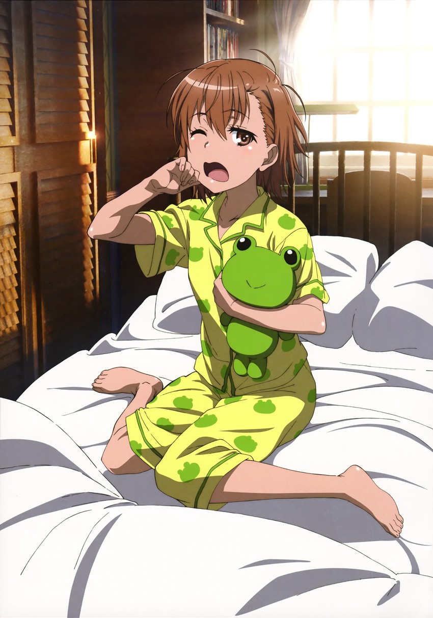 misaka mikoto and gekota (toaru majutsu no index and 1 more)