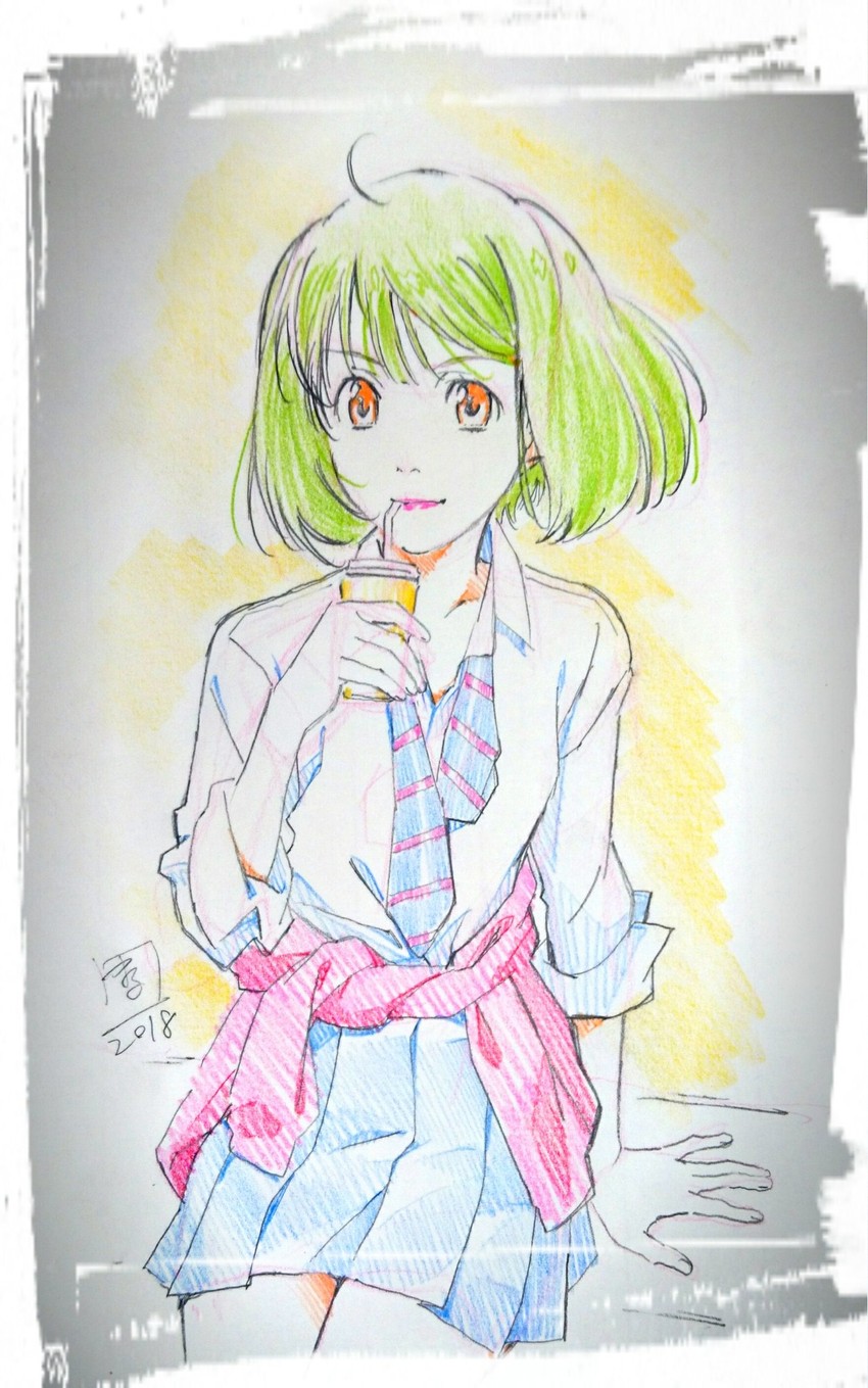 ranka lee (macross and 2 more) drawn by marufuji_hirotaka