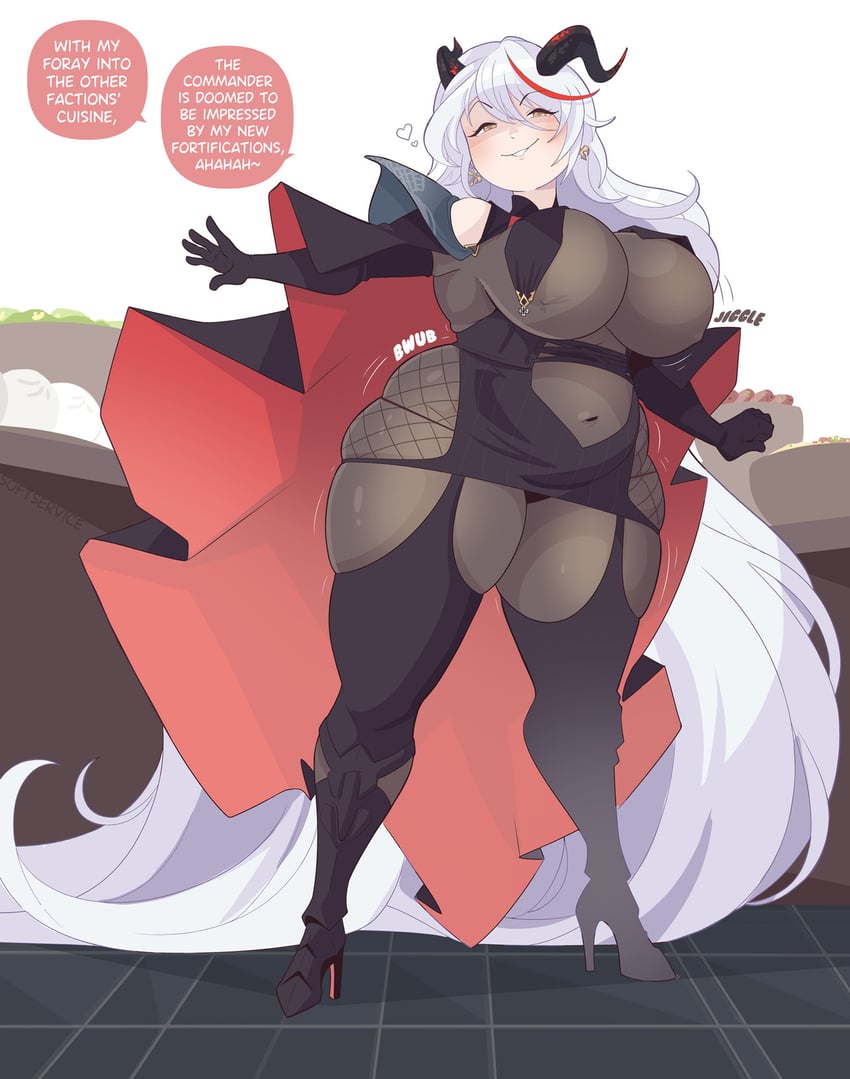 aegir (azur lane) drawn by softservice