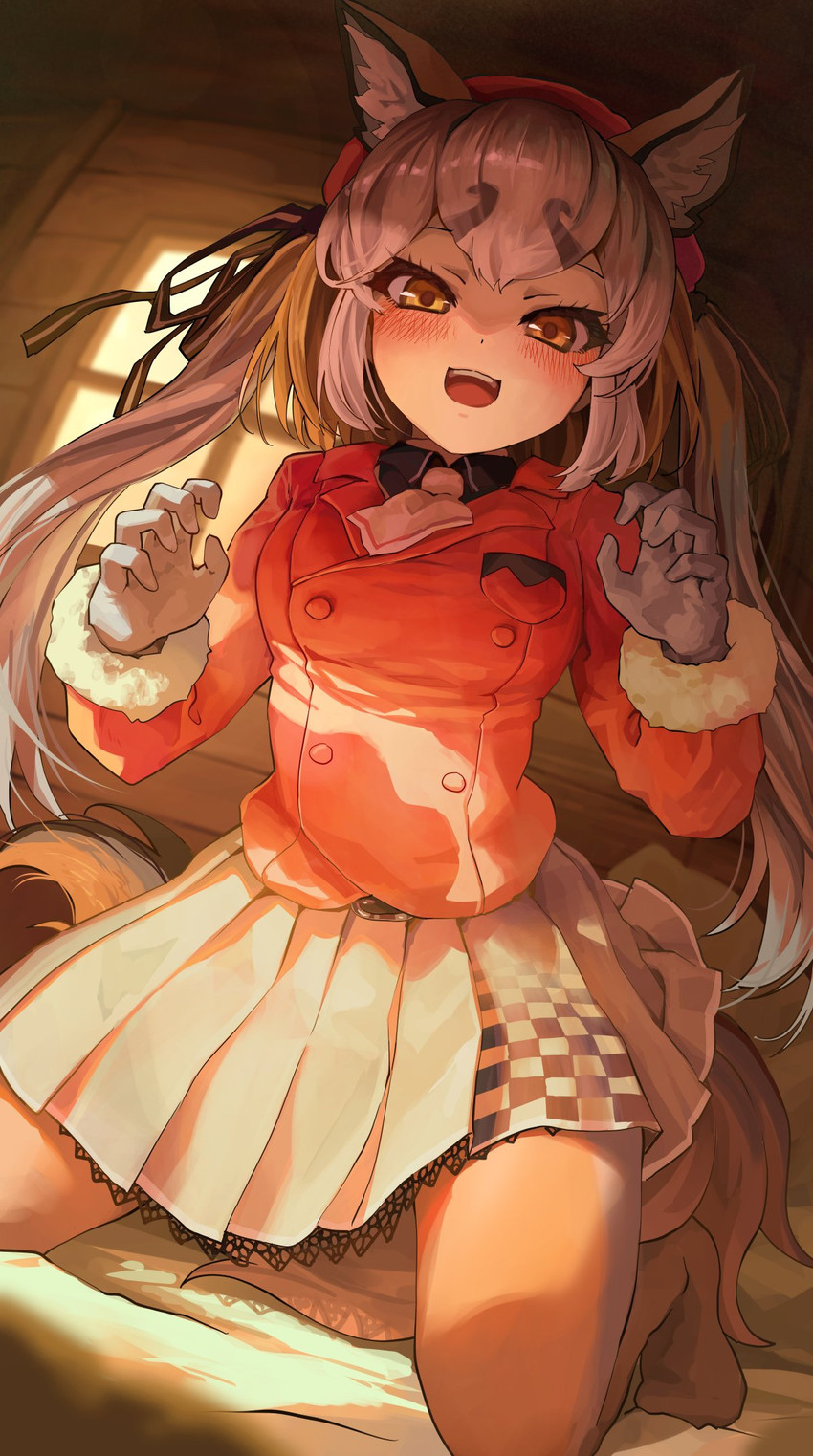 island fox (kemono friends and 1 more) drawn by melaton