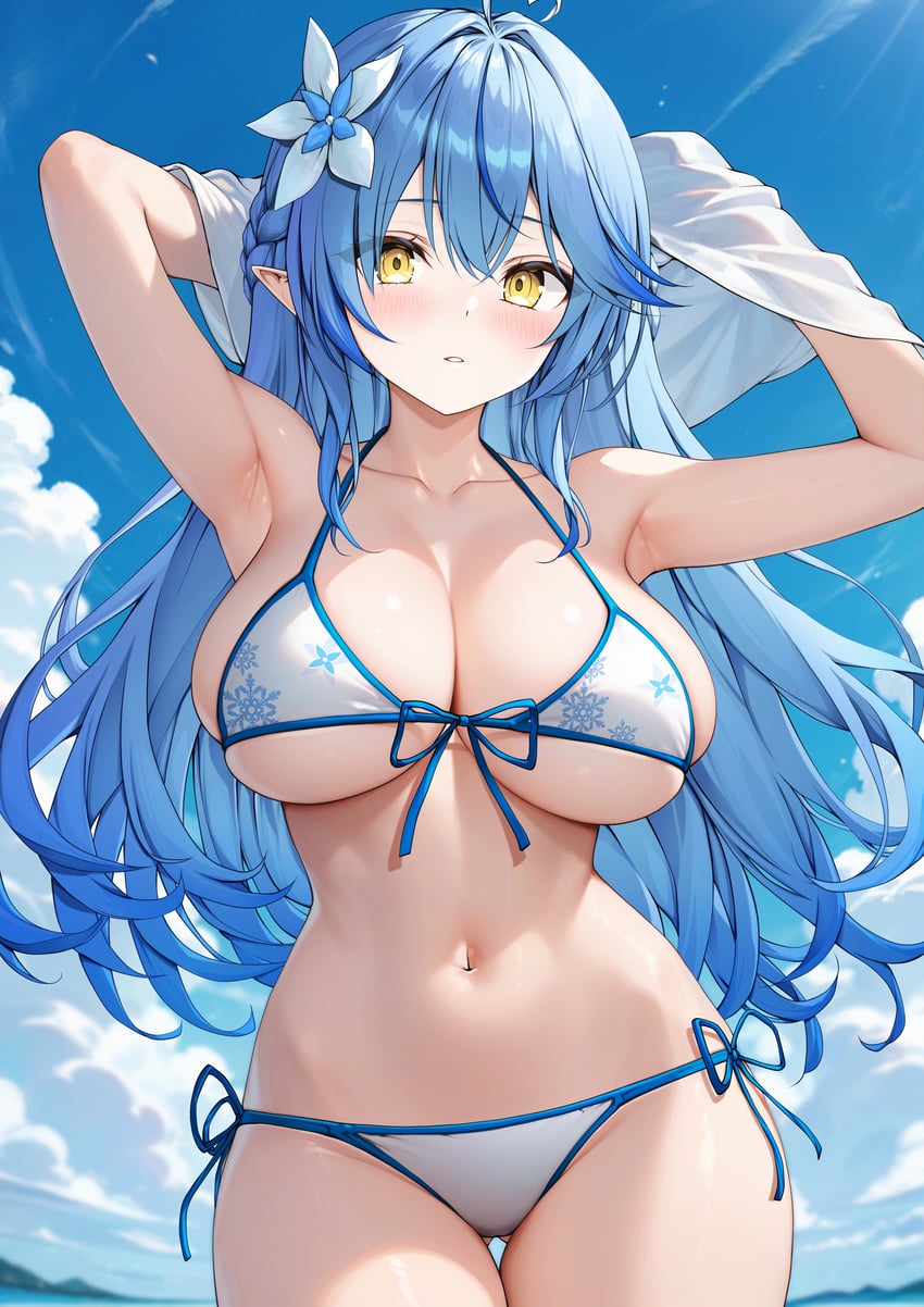 yukihana lamy (hololive) drawn by otokucha