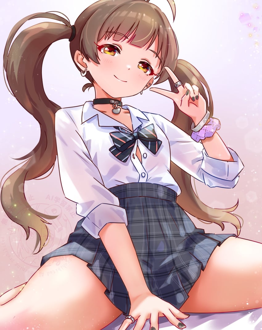 hakozaki serika (idolmaster and 2 more) drawn by koaya