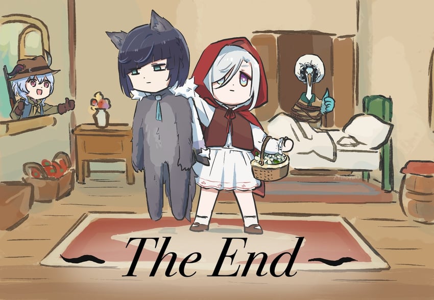 ganyu, shenhe, yelan, little red riding hood, xianyun, and 4 more (genshin impact and 1 more) drawn by xinzoruo