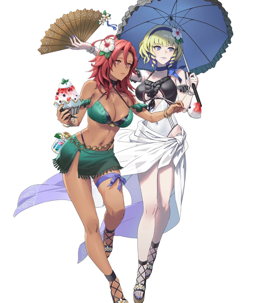 constance von nuvelle and hapi (fire emblem and 2 more) drawn by cuboon