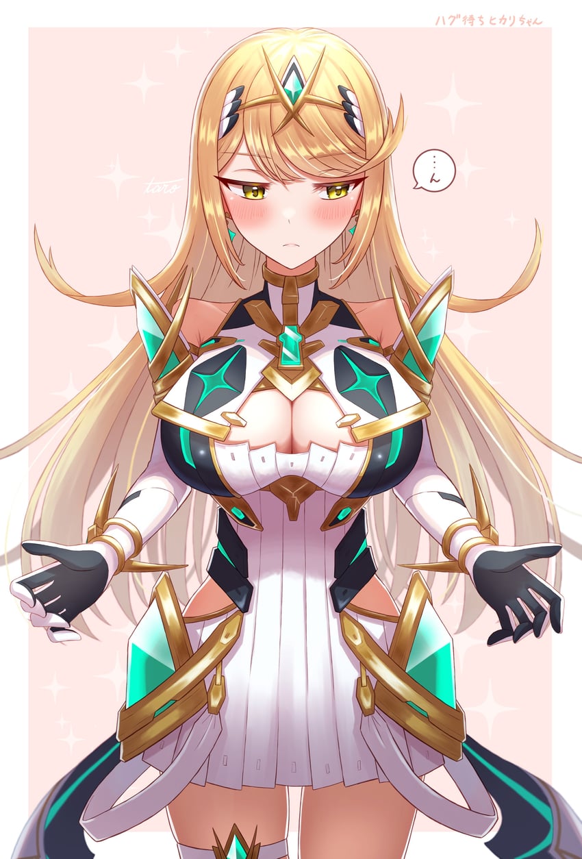 mythra (xenoblade chronicles and 1 more) drawn by taro_(peach_taro51)