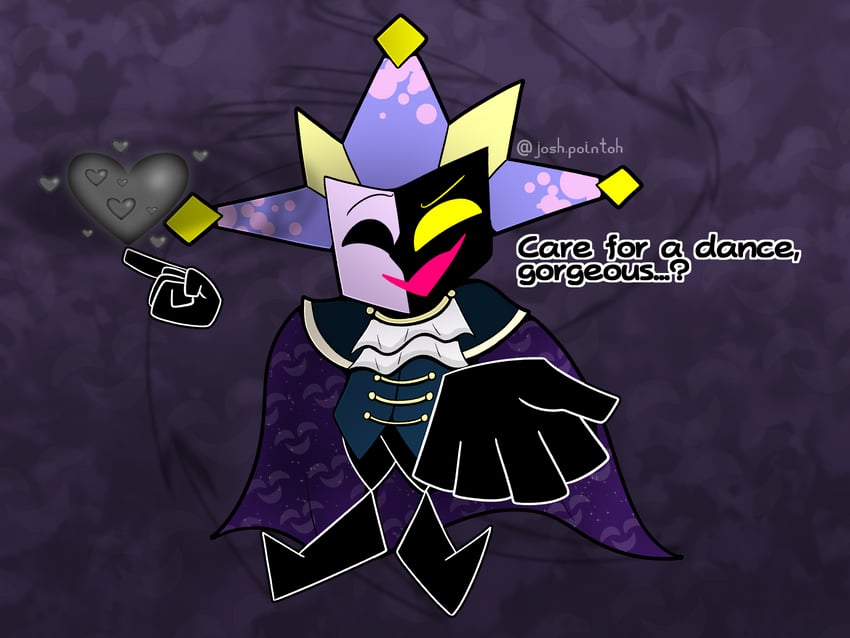 dimentio (mario and 2 more) drawn by josh.pointoh