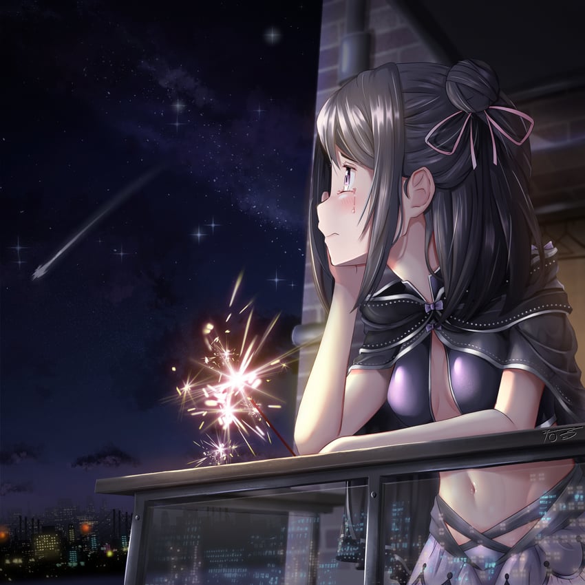 kuroe (mahou shoujo madoka magica and 1 more) drawn by 2_ru