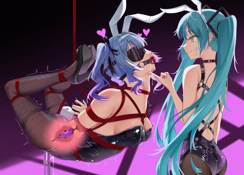 hatsune miku (vocaloid and 1 more) drawn by liangfangliangfangliang