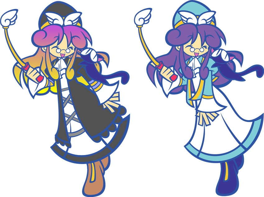 hijiri byakuren, popoi, and accord sensei (touhou and 2 more) drawn by y&k