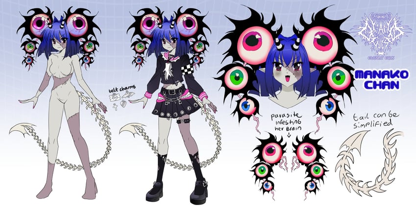 manako-chan (original) drawn by gleamyguts