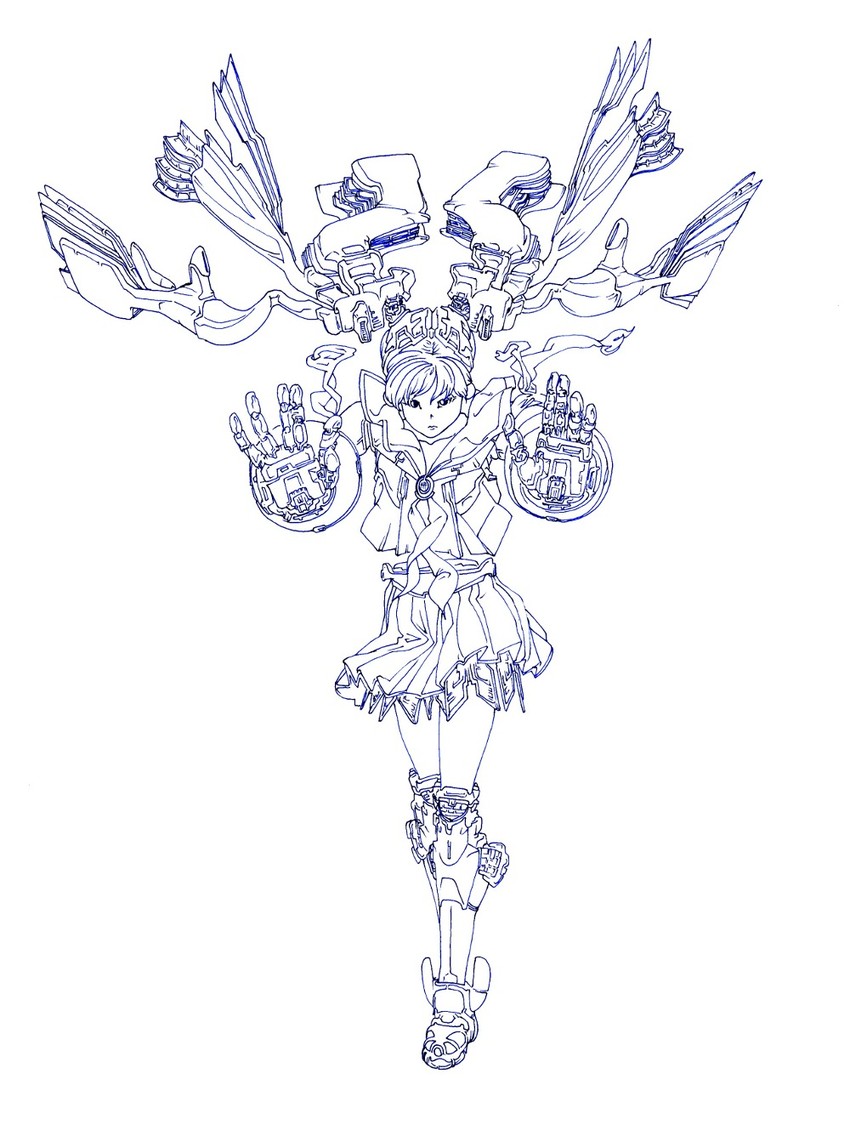 a.i (dodonpachi and 1 more) drawn by tv_nattou