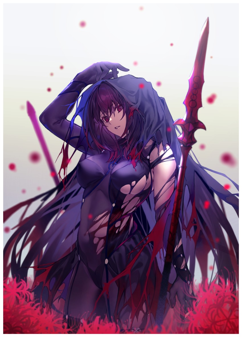 scathach (fate and 1 more) drawn by hiro_(hirohiro_gorira)