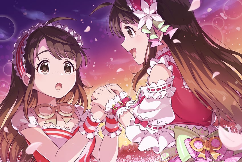 okuyama saori (idolmaster and 1 more) drawn by aopanda