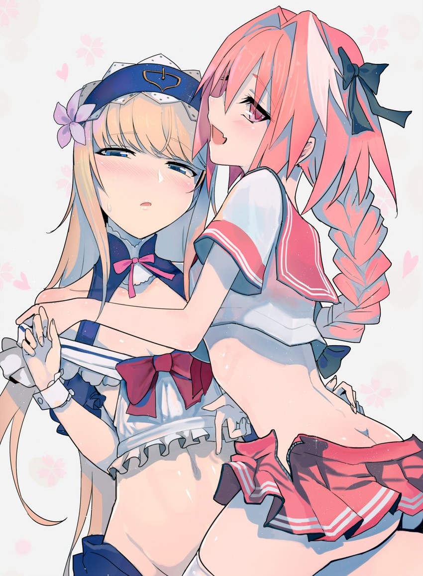 astolfo and chevalier d'eon (fate and 2 more) drawn by walzrj
