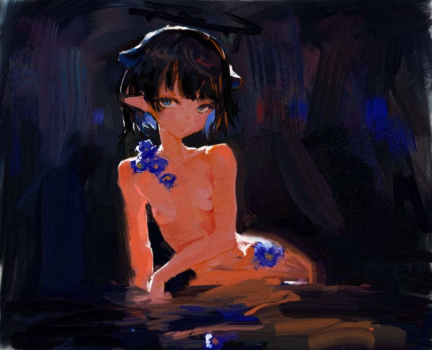 ninomae ina'nis (hololive and 1 more) drawn by cursedweeboo