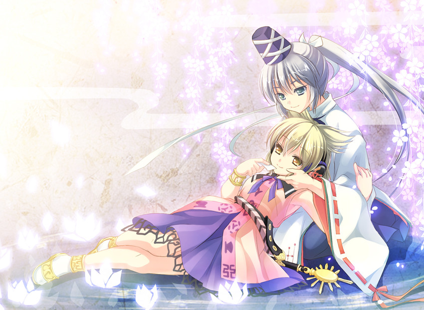 toyosatomimi no miko and mononobe no futo (touhou) drawn by takatsukasa_yue